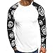 Produktbild MOIKA Rundhalspullover T-Shirt Herren Männer Herbst Casual Langarm Henry Kragen Button Slim Fit T-Shirt Top Bluse Longsleeve Langarmshirt Herren Bluse