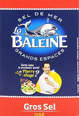 La Baleine Gros Sel de Mer 1Kg - Lot de 3