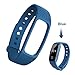 Produktbild iStyle Bluetooth-Smart-Armband Herzfrequenzsensor Sport-Armband Activity Tracker für Android iOS Smartphone, Armband-Blau