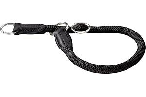 HUNTER Freestyle obroża dla psa, stoper do ciągnięcia, wytrzymały, odporny na warunki atmosferyczne, 50 (M-L), czarny