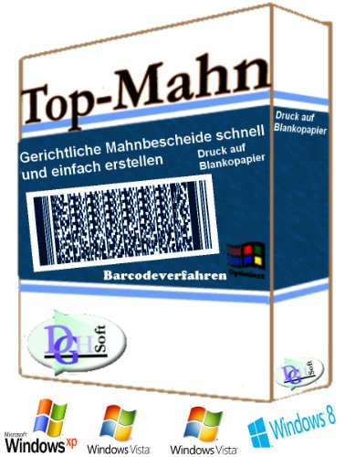 Preisvergleich Produktbild TopMahn Barcode gerichtliches Mahnverfahren
