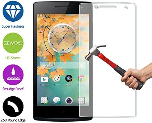 ZeWoo Tempered Glass Protection Film for OPPO Find 7 X9007 X9077 (5.5 Inch) Tempered Glass Screen Protector (9H * 2.5D,0.33mm thick)