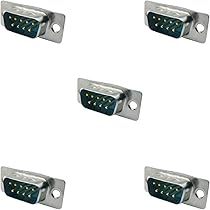 Uxcell sourcing map D-SUB DB9 - Connettore a crimpare IDC femmina a 9 pin per cavo a nastro piatto (confezione da 10