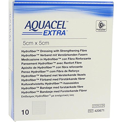 AQUACEL Extra 5x5 cm (Pack of 10) Dressings