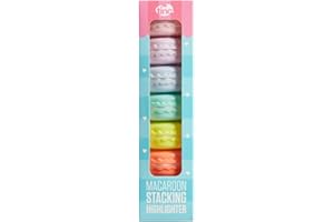 Tinc Evidenziatori Fantasia per la Scuola - Set di 5 Evidenziatori Multicolori, con Colori Vivaci e Design Originale, per un'Esperienza di Scrittura Unica e Divertente