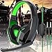 Produktbild Qomomont Tragbare Gaming Kopfhörer Gaming Headset 3,5 mm Over-Ear Kopfhörer-Mikrofon für NS-Schalter für PS4 für PC