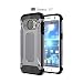 Produktbild Guran® Hülle Für Samsung Galaxy S7, [Stoßfestes Etui] Raffinierte Kombination aus Rutschfestem TPU Zubehör mit Ganzkörper-Rugged Case (Silbergrau)