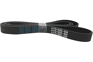 Geeyu Cinturones de Tiempo 1500-5M-18, 15/25 / 28mm Ancho, 1500 mm de Longitud, cinturón de Goma de Bucle Cerrado HTD, transportador 300T Piezas de Repuesto (Length : 1500-5M, Width : Width 21mm)