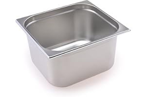 TeknoStahl GN Behälter Gastronorm 2/3 Edelstahl (200 Millimeter)