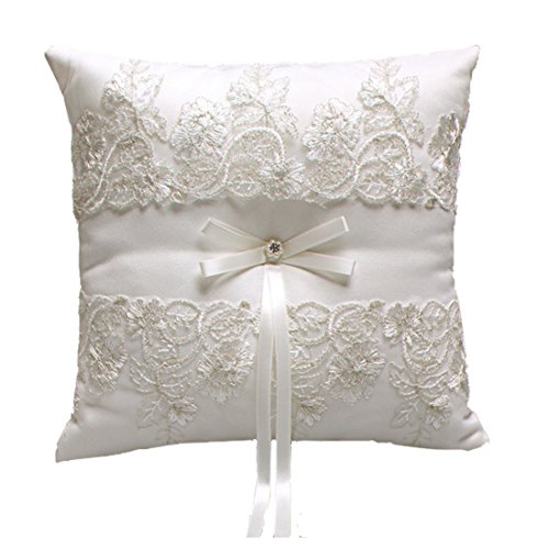 Hochzeit Ringkissen mit Satin Bogen 21cm* 21cm