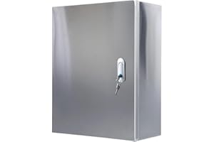 OXFUZZ Caja de Armarios Eléctricos Metálicos，Caja de Conexiones Eléctrica con Cerradura Resistente A La Intemperie de Distribución de de Conexión Al Aire Libre de Proyecto
