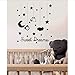 Produktbild Waofe Sweet Dream Quotes Wandaufkleber Home Dekorationen Wohnzimmer Schlafzimmer Diy Aufkleber Sterne Removable Wandtattoos Für Baby Zimmer 42 * 48 Cm