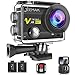 Produktbild JEEMAK Action Cam WiFi Action Kamera 4K Camera mit 2.4G Fernbedienung 16MP Ultra Full HD Helmkamera wasserdicht mit 2 verbesserten Batterien und kostenlose Accessoires