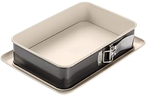 Dr. Oetker 4860 mała prostokątna forma do skakania Back-Trend, 28 x 18 x 7 cm, stal, kremowa/antracytowa, 28 x 18 cm