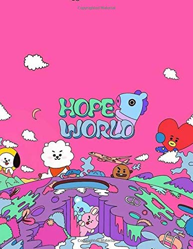 Preisvergleich Produktbild BT21 wide ruled Journal
