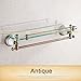 Produktbild TougMoo Modernes Badezimmer Zubehör Produkte massiv Messing verchromt mit Fertigen Glas Regal Bad Produkte FM-3652,Antike