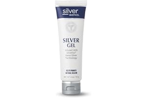 American Biotech Labs - Silver Biotics Solution - Colloidal Silver Gel - Silversol Nano-Silver Infused Silver -Structured Coloidal Hydrogel - 4 Oz. 20 Ppm Colloidal Silver