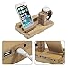 Price comparison product image Bamboo Wood Charging Station 4USB Charging Stand for Phone for Apple Watch