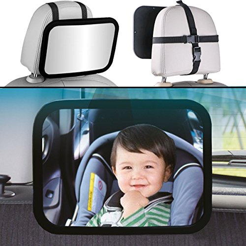 Auto Sicherheitsspiegel / Spiegel für Baby & Kind (360° drehbar)