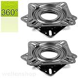 2 x Sitzkonsole Drehteller Gleitlager Boot Wohnmobil