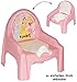 Produktbild 2 in 1: Nachttopf + Kinderstuhl _ Töpfchen / Nachttopf - " Disney Princess - Prinzessin " - incl. Name - mit großer Lehne + Spritzschutz - WC Stuhl - Plastik - Sitz Babytöpfchen / Kindertopf / Lerntöpfchen - Toilettentrainer Klositz Toilettensitz Babytopf Rückenlehne - für Kinder Mädchen / Toilettenstuhl