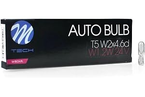 Tech Z929 lampa 24 V/1,2 W T5, set med 10