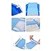 GWELL Newborn Adjustable Bath Seat Net Mesh Sling Safety Bathing Bed Support Blue