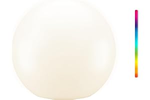 goobay LED solboll 35 cm – RGB ljusboll för utomhusbruk, vintersäker IP54, väderbeständig