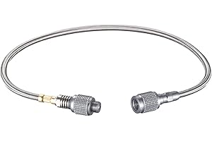 ‎CAMPING MOON Campingmoon Gaskartuschen Adapter Gasschlauch für EN417 Lindal-Ventil, aufschraubbarer Kanister und Gerät Z16(50cm)