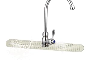 LINGJIONG Tappetino per rubinetto in silicone, per lavello, per lavello, da cucina, da bagno