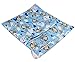 KingWinX Baby Waterproof Reusable Cloth Diaper Bag, Pattern Blue Monkey