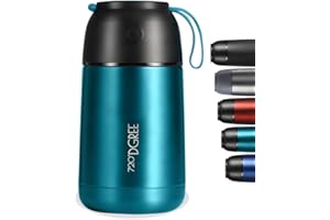 720°DGREE Thermos per Alimenti “wunderJar” – 730ml | Contenitore Termico di Acciaio Inossidabile per Caldo Cibo, Bambini