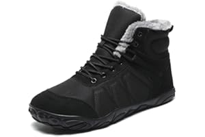 MIFAWA Barfußschuhe Winterstiefel Herren Damen Schneestiefel Herren Damen Winterstiefel Herren Damen Warm Gefüttert Barfußstiefel für Herren Damen Wasserdicht Outdoor Anti-Rutsch Bequem Leicht 37-46EU
