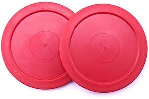 Brybelly Air Hockey Pucks - Accessories for Game Room Gaming Tabletop for Kids & Adults