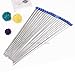 Produktbild Stricknadeln 20 Stück, Spitzer, Edelstahl