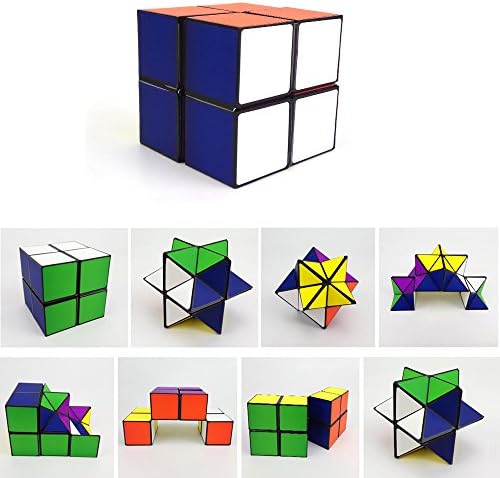 youruichuang 2017 Newest Hot Fidget Cube in Style With Infinity Fidget Cube Stress Relief and Anxiety Toy | 24 Wedges Twist Puzzle Toys | 3 Magic Snake Cubes Collection in 1 Box | Stickerless Cube Toys