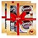 Produktbild 2x Senseo Geschenkset, 4-tlg, Café Latte & Cappuccino Choco + Kakaostreuer & Schablone