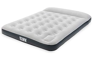 YAWN AIR Camping Mattress with built in foot pump, Double