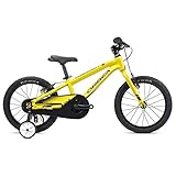 Ruedas: Orbea aluminio 16 " ORBEA MX 16 Pulgadas MTB Bicicleta Infantil 1 Gang Cilindro de Aluminio Kids Mountain Bike Joven Chica, J007, Color Amarillo
