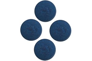 PowerGlide Snooker, Pool or Billiard Replacement Leather Cue Tips' | Standard or Premium | 9mm, 10mm or 11mm | 4 Tips