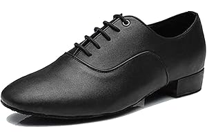 YKXLM Scarpe Ballo Latino Uomo per Salsa Tango Jazz Performance Partito di Pratica di Danza Scarpe,Modello IT-Men