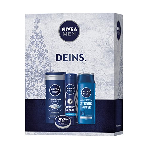Nivea Men Geschenkset, Care Set, 1er Pack (1 x 4 Stück)
