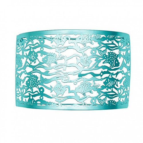 Preisvergleich Produktbild THE YELLOW DOOR Fisch Wandleuchte Lampenabdeckung Schirm Blau