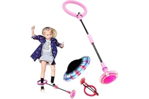 Joyibay Ballon de Saut créatif Pliable Clignotant Balle à Bascule Jouet de Sport Jouet de Fitness pour Enfants