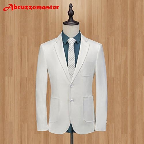 YHNSXZ Suit,Blazers,Suits&amp;Blazers,Linen Wedding Clothes Unlined Suit White Groomsman Suit Custom Made Man Jacket Summer Suits Ultra Thin Beach Suits Linen Blazer, Same Image, Xxl