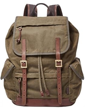 Fossil Herren Rucksack-Defender Backpack, Grün (Green), 17.8 x 33 x 40.6 cm