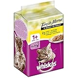 Whiskas Mini Menüs Katzenfutter Huhn, Truthahn und Geflügel in Sauce, 72 Beutel (72 x 50 g)