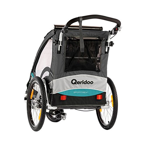 QERIDOO Kinderfahrradanhänger Sportrex1 Transportwagen Handwagen - 4