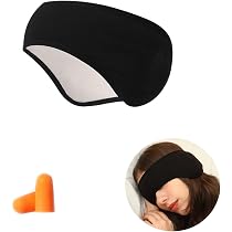 Masque De Nuit DAKLOP - Cache-oreilles Insonorisés Et Masque Yeux, Anti-bruit Et Lumière, Réglable (noir) - 5