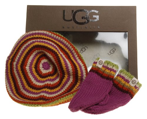 UGG Australia Ugg Kids Knit Box Set Pink Multi - One Size Uk